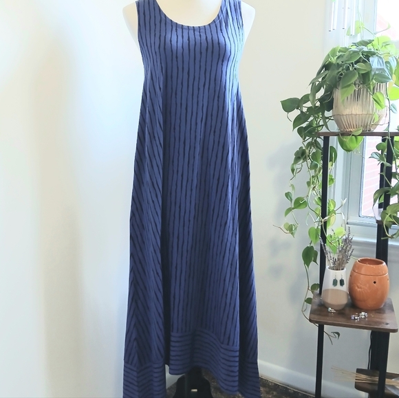 Matthildur Dresses & Skirts - NWT- M x MATTHILDUR -Icelandic-Handmade -Blue and Black -Sleeveless-dress-Size M